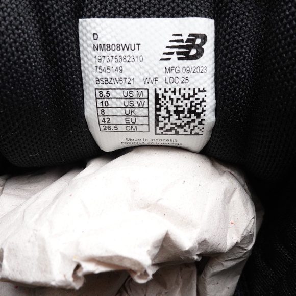 NEW Men's New Balance Numeric Tiago Lemos 808 Skate Shoes NM808WUT Black - Picture 6 of 10